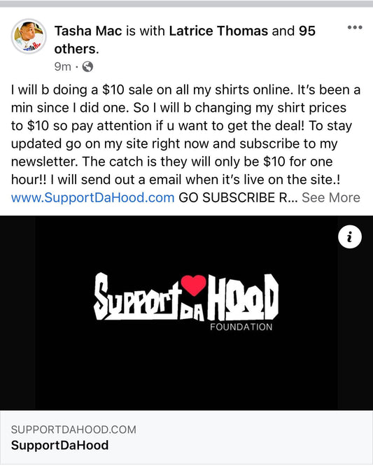 Go subscribe right now!!! #supportdahood...